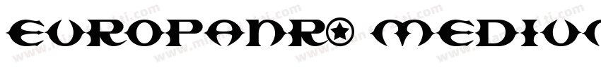 EuropaNr2 MediumCond字体转换